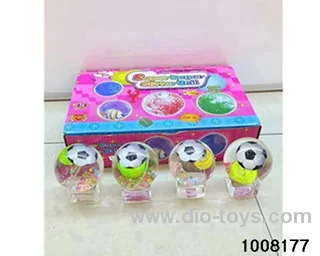 Elastic crystal ball in display box