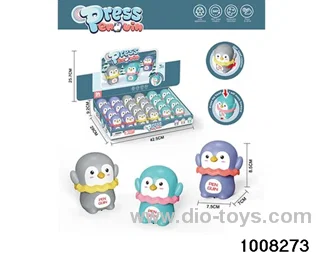 Cartoon Press Inertia Penguin in display box