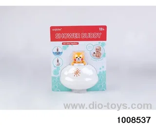 Rain clouds floating in the bathroom in Blister card
