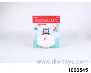 Rain clouds floating in the bathroom in Blister card