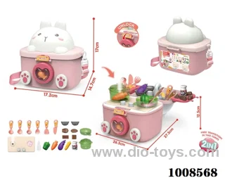 21pcs KITCHEN TOYS with spray & Output water not include in paper card