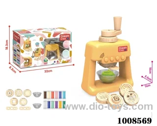 22pcs colored mud ice cream machine in Window box