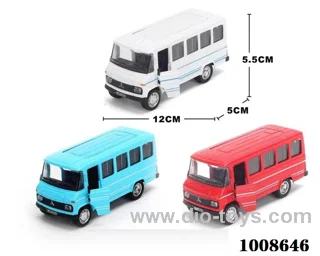 12pcs pull back alloy car with duble door &light in Display box