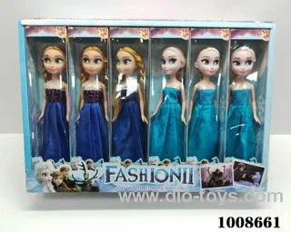 12pcs 9-inch  SOLID DOLL in Display box