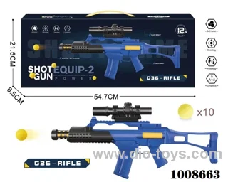 Aerodynamic gun in color box