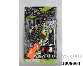 police gun set  in  Blister card