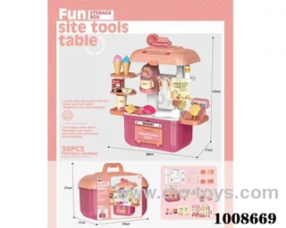 kitchen set in paper card