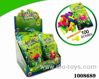 100+24pcs water toys in Display box