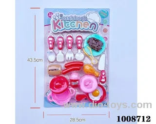 kitchen set in  Blister card