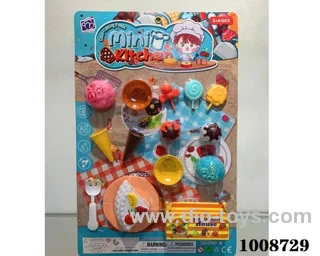 kitchen set in  Blister card