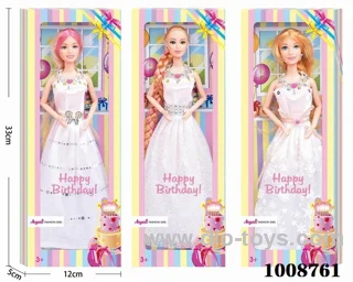 11-joint fashion doll set in Window box