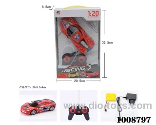 4ch rc car with light&  include 2 color mixed loading in  Gilf box
