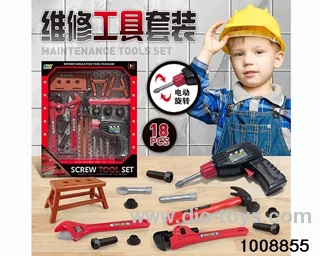 tool with eletric hand drill in window box
