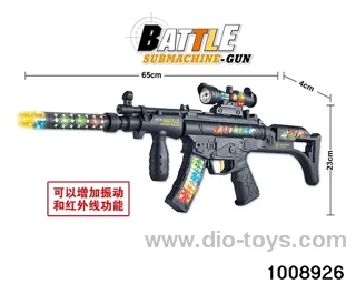 Electric submachine gun in opp bag
