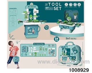 Tool set toys in paper card