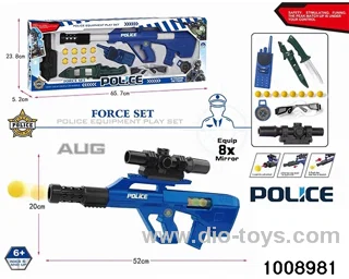 Air gun with EVA ball in window box