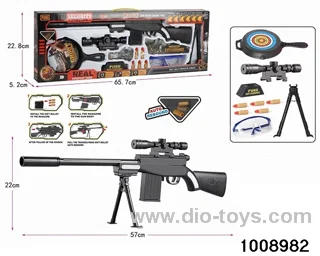 Hand bolt type soft bullet sniper gun in Hand box