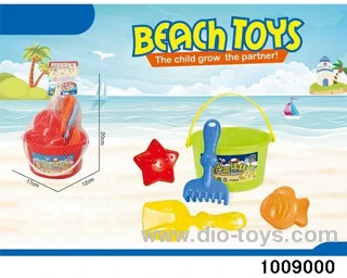 5-piece beach bucket in Net bag
