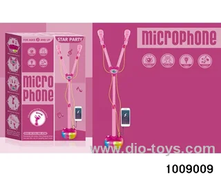 Dual microphone link phone (light music) in color box