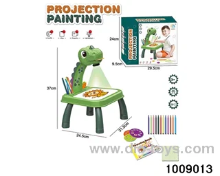 Intelligent projection painting machine (music) in color box