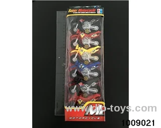 pull-back motorcycle(12 pcs) in window box