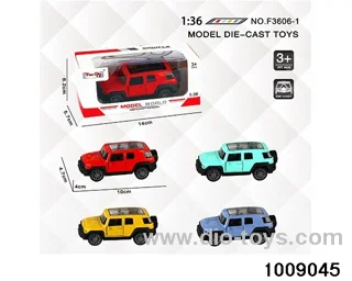 1:36 simulated return alloy car in window box