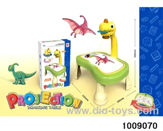Projection table in color box