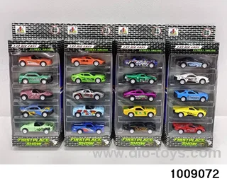 Alloy return car(5pcs) in window box