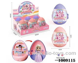 6pcs DIY Play house series 2color mixed loading in display box