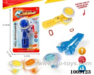 gyro with light 3 color mixed loading in Blister card