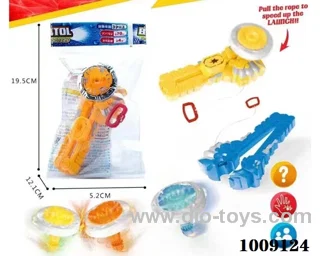 gyro with light 3 color mixed loading  in Opp bag