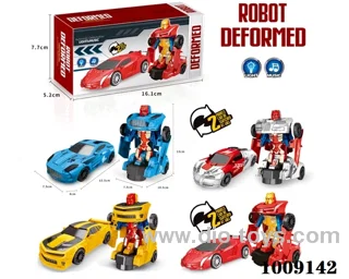 Electric universa  deformable car not include  in color box