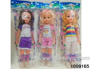 18 INCH  DOLL with ic 3 sets mixedloading in opp bag