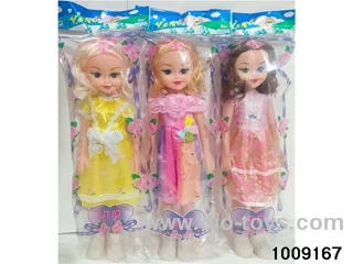 18 INCH  DOLL with ic 3 sets mixedloading in opp bag