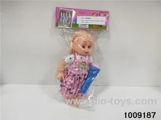 16 inch doll with music  4 sets mixed loading in poly bag header