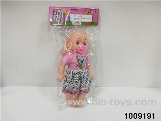 16 inch doll with  pacifier 4 sets mixed loading in poly bag header