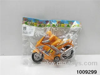 pull-back motorcycle in opp bag