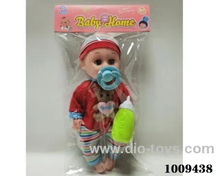 14 inch doll with Movable eye in PVC bag