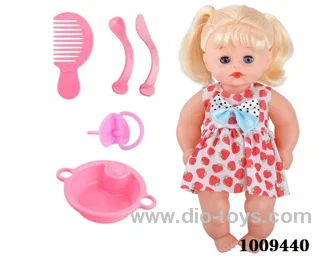 12 inch doll with Movable eye in PVC bag