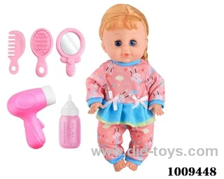 14 inch doll with IC &SOUND &Movable eye in PVC bag