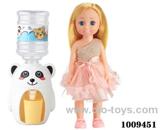 11 inch doll  with Water dispenser in PVC bag