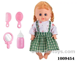 14 inch doll with IC &SOUND &Movable eye in PVC bag
