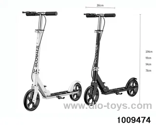 Large wheel scooter with handbrake in Carton