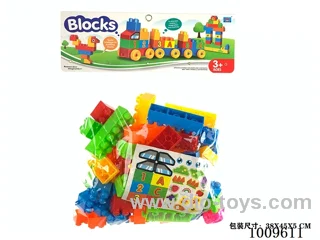 building block (86pc)in pvc poly bag
