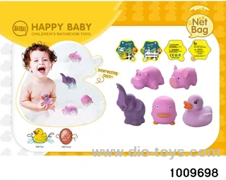 Water soft rubber doll in Net bag