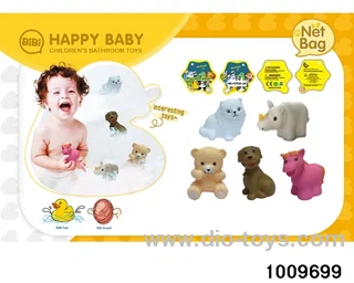 Water soft rubber doll in Net bag