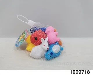 Bathroom water playing vinyl animal 9 9 mixed_x000D_
Pack in PP bag with header