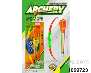 bow and arrow in color box