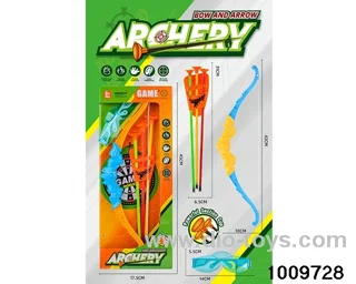 bow and arrow in color box