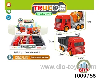 8 pcs/Mixer Dongfeng truck in display box